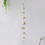 HULIANFU Moon Phase Wall Hanging Boho Home Decor Modern Celestial Phases Decoration Art Wall Decor for Bedroom, Living Room Gift