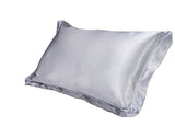 HULIANFU Pure Emulation Silk Satin Pillowcase Comfortable Pillow Cover Pillowcase For Bed Throw Single Pillow Covers