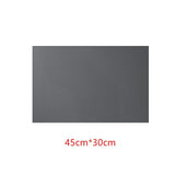 HULIANFU Rectangular Table Mat PU Leather Placemat  Waterproof Greaseproof  Pad Kitchen for Dining Anti-Scalding Insulation