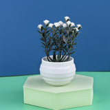 HULIANFU Mini Artificial Aloe Plants Bonsai Small Simulated Tree Pot Plants Fake Flowers Office Table Potted Ornaments Home Garden Decor