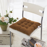 HULIANFU Winter Home Chair Cushion New Outdoor Thick Cushion Pad Office Dining Chair Mattress Pure Sofa Chair Back Pad Comfort Square