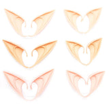 HULIANFU Party Decoration Latex Ears Fairy Cosplay Costume Accessories Angel Elven Elf Ears Photo Props Adult Kids Toys Halloween Supply