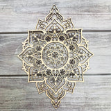 HULIANFU Tree of Life Wood Wall Hanging Laser Cut Wooden Wall Art Sacred Geometry Yoga Studio Unique Handmade Spiritual Gift Home Decor