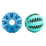 HULIANFU Toys for Dogs Rubber Dog Ball For Puppy Funny Dog Toys For Pet Puppies Large Dogs Tooth Cleaning Snack Ball Toy For Pet Products