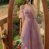 Hulianfu Elegant Midi Summer Dress Women Mesh Korean Fairy Vintage Dress Female Design One-piece Sequins Strap Dress Ladies Clothing