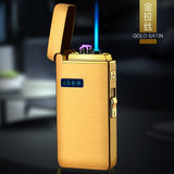 HULIANFU Windproof Arc Usb Lighter Gas Lighter Metal Survival Torch Turbo Lighters Plasma Lighter Survival Lighters Gadgets for Men