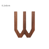 HULIANFU NEW Nordic Style Black Walnut Letter Decorative Letters Combination Wall Decoration DIY Letter Home Decoration Wooden Alphabet