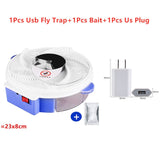 HULIANFU Upgraded Version USB Flytrap Automatic Pest Catcher Fly Killer Electric Fly Trap Device Insect Pest Reject Control Catcher