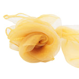 HULIANFU Organza Chair Sashes Bow Chair Covers Organza Fabric DIY Knot Chair Tie for Party Events Wedding Decoration 18cmx275cm