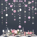 HULIANFU Merry Christmas Decorations for Home 4M Twinkle Star Paper Garland New Year  Noel ChristmasTree Ornaments Kerst  Navidad