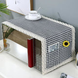 HULIANFU Oil-proof  Breathable Protection With Storage Bag Kitchen Microwave Oven Dust Cover with Storage Bag Kitchen Accessories
