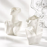 HULIANFU Vase Home Decor Room Decoration Ceramic Vases Desktop Art Sculpture Flower Arrangement Wedding Decoration Flower Pot Furnishings