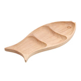 HULIANFU Whole Wood Wood Irregular Oval Solid Wood Pan Plate Fruit Dishes Saucer Tea Tray Dessert Dinner Plate Tableware Set