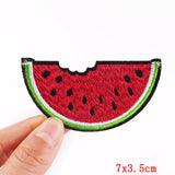 HULIANFU Mushroom Applique Embroidered Patches On Kids Clothes DIY Iron On Patches Cartoon Patches For Clothing Stickers Animal Badges
