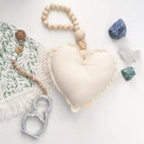 HULIANFU Nordic Kids Room Love Moon Star Shaped Cotton Hanging Decoration Scandinavian Kids Baby Bedroom Room Interior Decor Supplies