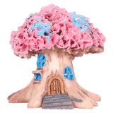 HULIANFU Miniature Landscape Fairy Garden Miniature Resin Jewelry Decoration Crafts Simulation Tree House Creative Home Decoration