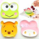 HULIANFU Mini Dish Frog Star Shape Cat Plate Tableware Miniatures Cup Plate Dish Or Snacks Fruit Sushi Plate Cute Cartoon Tableware
