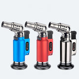 HULIANFU Metal Windproof Turbo Gas Lighters Smoking Accessories Kitchen Cooking Jewelry Welding Cigarettes Lighters Gadgets For Men