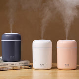 HULIANFU Portable 300ml Humidifier USB Ultrasonic Dazzle Cup Aroma Diffuser Cool Mist Maker Air Humidifier Purifier with Romantic Light