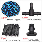 HULIANFU RBCFHl 5-100m 4/7mm PVC Garden Watering Hose  Micro Irrigation Pipe Drip Irriation Tubing Sprikler for Lawn Balcony Greenhouse