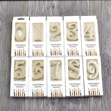 HULIANFU New Sequins Digital Candle Birthday Number Cake Candle 0 1 2 3 4 5 6 7 8 9 Cake Topper Girls Boys Baby Party Supplies Decoration