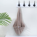 HULIANFU Towel Women Adult Bathroom Absorbent Quick-Drying Bath Thicker Shower Long Curly Hair Cap Microfiber Wisp Dry Head Hair Towel