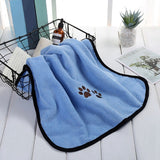 HULIANFU Pets Dog Bath Towels Perros For Dogs Cat Puppy Microfiber Super Absorbent Pet Drying Towel Blanket With Pocket Cleaning Supply