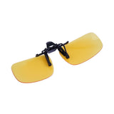 HULIANFU Unisex Clip Polarized Sunglasses Driving Night Vision Clip-on Flip-up Lens Sunglasses Cool Eyewear Clip On Lens Anti-UV 400