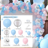 HULIANFU Wedding Balloon Kit Balloons Arch Decoration Birthday Baby Shower Party Birthday Wedding Balloon Decoration Balloons Sets Arch