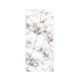 HULIANFU  Light Luxury Door Stickers Abstract  Poster Kitchen Door Stickers Pattern 3d Wallpaper Decoration Porte Home Decor EH50DS