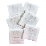 HULIANFU Letters Embroidery  Table Napkin  White Wedding Party Holiday  Decorative  Towel  Rectangular  Hand Towels