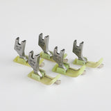 HULIANFU SP-18 Left and Right Side Stop Plastic Presser Foot Flat Plastic Presser Foot with Knife Open Thread Tangent Presser Foot
