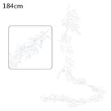 HULIANFU 2023 Green Eucalyptus Leaves Garland Wisteria Artificial Flowers Rattan Fake Plant Silk Leaf Vines For Wedding Birthday Party Decor