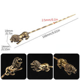 HULIANFU Retro Carved Cigar Drill Dredge Cigar Pass Needle Personality Engraved Cigar Needle Drill Cigar Knife Cigar Smoking Accessories