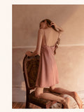 hulianfu Luxury Sexy Women Silk Kimono Bathrobe Purple Bride Bridesmaid Wedding Robe Set Lace Sleepwear Casual Home Clothes Nightwear