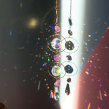 HULIANFU Prism Suncatcher,Hanging Window Crystals,Rainbow Light Catcher,Crystal Sun 50mm Catcher,Summer Gift,Octagon Beads
