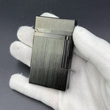 HULIANFU Light luxury retro DuPont bright sound lighter Seiko pure copper windproof inflatable cigarette lighter smoking accessories