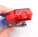 HULIANFU Multifunctional warning clip with LED light invisible 500m clip  for shoulder built-in police lamp Drop Shipping
