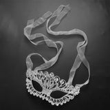 HULIANFU Luxury Diamond Rhinestone Party Mask Masquerade Party Decoration Crown Alloy Mask For Women Party Decor Accessories party Gift