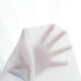 HULIANFU White Tulle Curtains for Living Room Decoration Modern Chiffon Solid Sheer Voile Kitchen Curtain