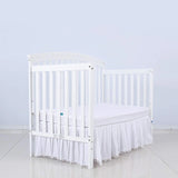 HULIANFU Newly Baby Kids Crib Bed Skirt Home Bed Cover with Tassel Rufflled Bed Skirt Bedding Bed Cover Bedroom Bedspread Couvre Lit