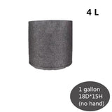 HULIANFU Planting Bag Black/Grey Potato Fabric Vegetable Seedling  growing pot garden tools 1-15 Gallon Eco-Friendly Grow bag