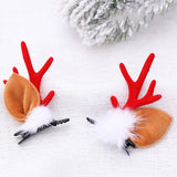 HULIANFU 2023 Christmas Headband Adornment Cute Antler Festival Style Headband Reindeer Ornaments Party Horns Cosplay Accessories