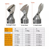 HULIANFU Metal Cutting Scissors Nozzle for Electric Drill Chuck Iron Disc Shears Plastic Cloth Wool Wire Mesh Cutter Air Screwdriver Use
