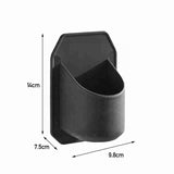 HULIANFU Portable Black Beer Rack Bathroom Wine Glass Holder N3F2 Suction Holder Cups Wall Fixed Plastic B7N6