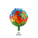 HULIANFU Large 4D Walking Dinosaur Foil Balloons Jungle Animal Boys Birthday Party Decors Jurassic  Standind Dragon Kids Toys Air Globos