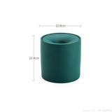 HULIANFU Stoneware ashtray with lid living room coffee table decoration Anti-ash portable ashtray Home Hotel Office Supplies/Gifts