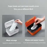 HULIANFU New   Plastic Tissue Box With Lid Wet Tissue Holder Baby Wipes Paper Storage Box Paper Towel Dispenser Home Napkin Organizer