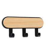 HULIANFU Self Adhesive Kitchen Wall Door Hook Key Holder Rack Towel Hanger Bathroom Rack Hooks Aluminum Multi-Purpose Storage Hooks