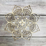 HULIANFU Tree of Life Wood Wall Hanging Laser Cut Wooden Wall Art Sacred Geometry Yoga Studio Unique Handmade Spiritual Gift Home Decor